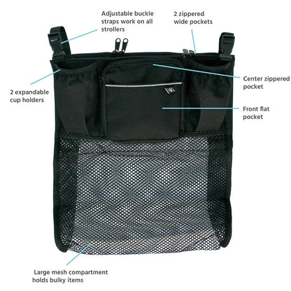 J.L. Childress Universal Cups N Cargo Stroller Organizer & Caddy