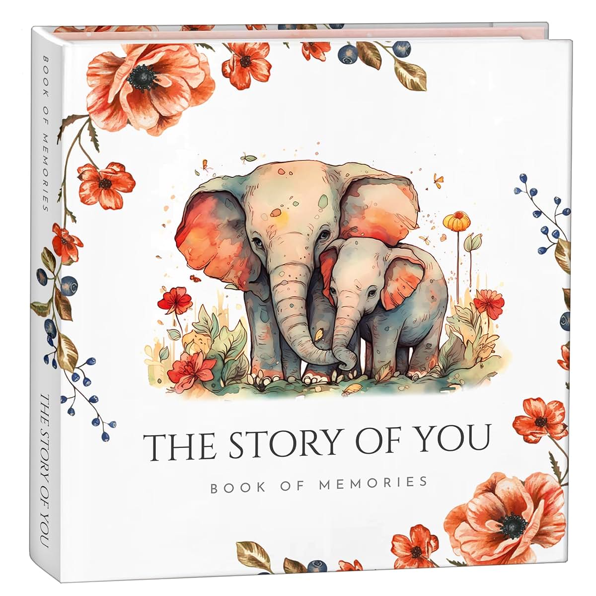 Ingrained Kitchen Keepsake Memory Book For Baby Boy Girl First 5 Year Book