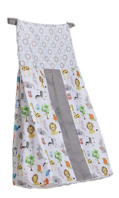 CribMATE Animal Pattern Nursery Crib Diaper Stacker Storage Bag