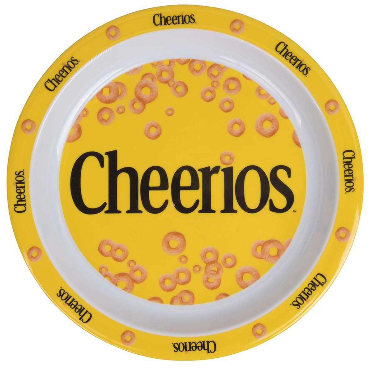 SCS Direct Cheerios 5pc Kids Plates Mealtime Feeding Set, Toddlers Dinnerware Dish Set (photo 3)