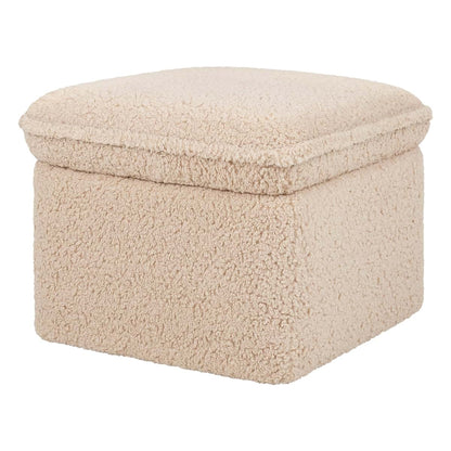 Babyletto Cali Storage Ottoman In Chai Shearling