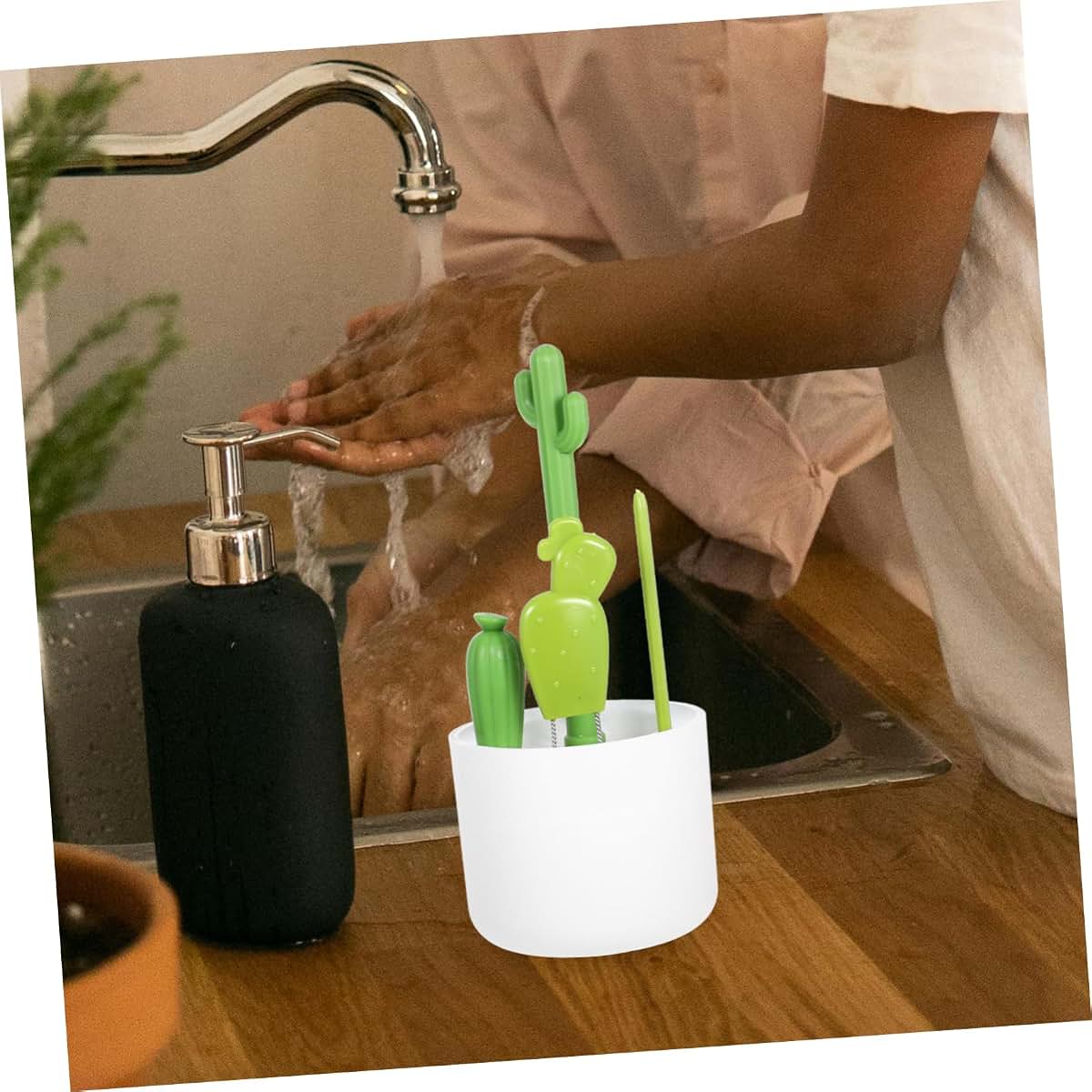 Multi-Function Silicone Cleaning Brush Set for Household Grooves and Lids