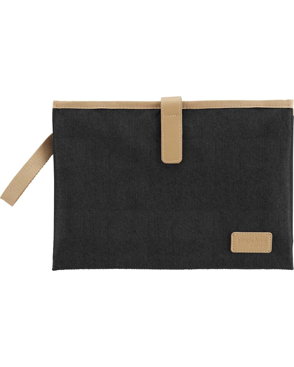 Simple Joys by Carter's Kid's Changing Wallet Accessory, Black, One Size