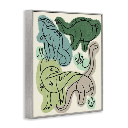 Stupell Industries Dinosaur Safari Wall Art