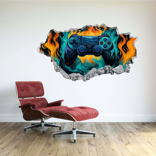 BabyOneStop 3D Gamer Controller Wall Decal For Kids Bedroom