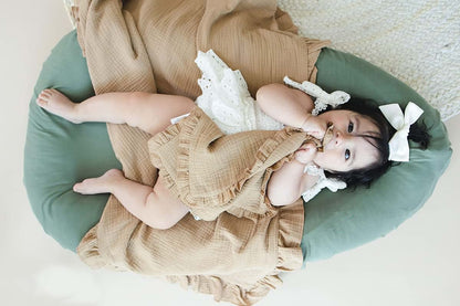 Leyl&Ari Toddler Blanket and Lovey Set | Organic Cotton Quilt