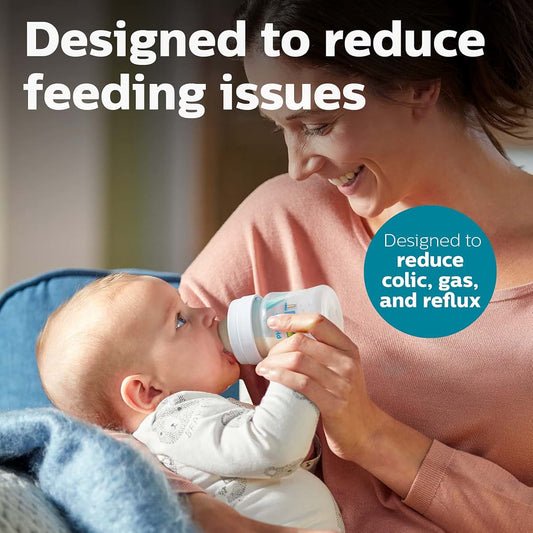 Philips Avent Anti-Colic Baby Bottle With AirFree Vent, 4 oz