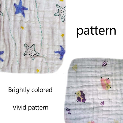 Babyhood Muslin Washcloth And Towel 5-Pack (photo 2)