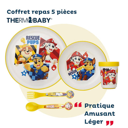 Thermobaby Paw Patrol Complete Meal Set With Non-Slip Bases