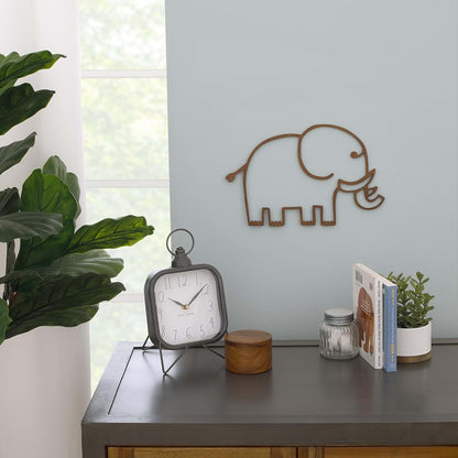 NoJo Little Love Elephant Shaped Wood Wall Décor