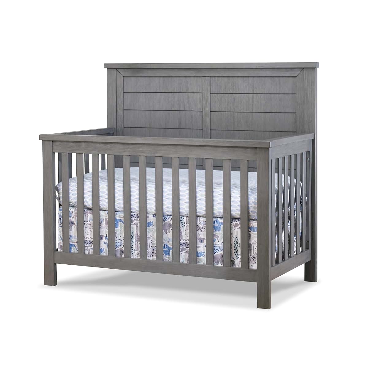 Sorelle Westley 4-In-1 Convertible Crib In Grigio