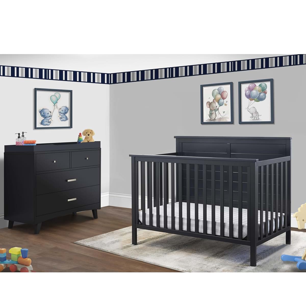 Sorelle Ashley 4-in-1 Convertible Crib (photo 2)