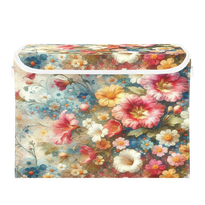Kigai Colorful Flowers Storage Bin