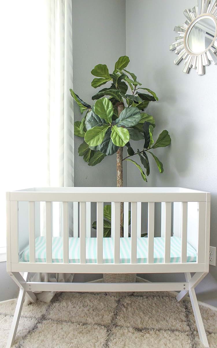 Nodnal Co. Fitted Bassinet Sheets Mint Set