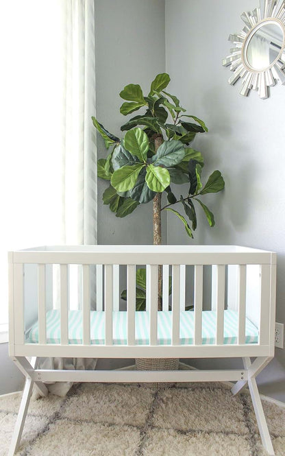 Nodnal Co. Fitted Bassinet Sheets Mint Set