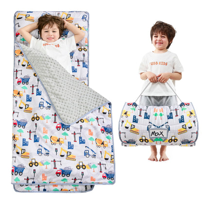 Lasoftan Toddler Nap Mat with Pillow