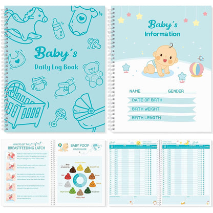 Pasimy Baby Daily Log Book Journal for Newborn Care Tracking