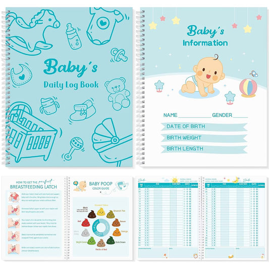 Pasimy Baby Daily Log Book Journal for Newborn Care Tracking