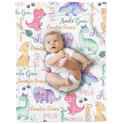 Arteaga Personalized Baby Blankets for Girls, Customized Baby Blankets for Girls, Butterfly Baby Blanket, Best Gift for (photo 2)