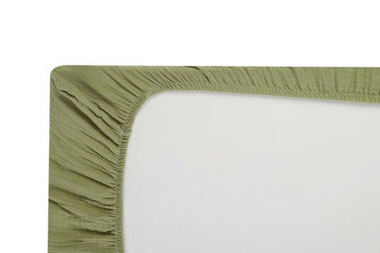 Onacosht Muslin Mini Crib Sheets - 2 Pack Fitted Cotton Playard Bedding