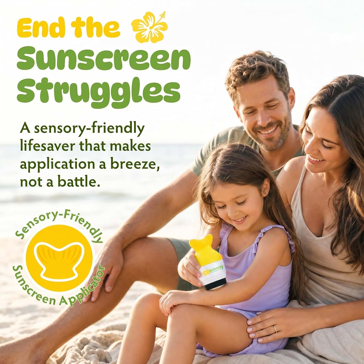 Sun-Easy Sunscreen Applicator for Kids and Family