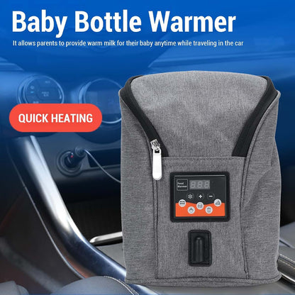 Fockety Portable Bottle Warmer, Adjustable Temperature Cordless Baby Milk Bottle Warmer Insulated Baby Bottle Warmer (photo 2)