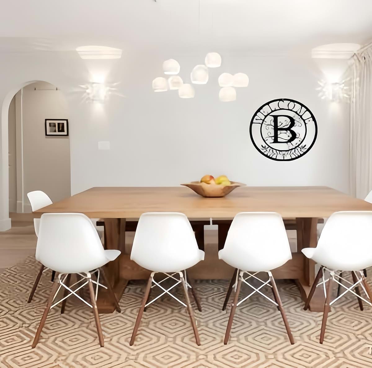 VALINSKY Letter B Home Decor,Metal Monogrammed Initial Welcome Sign,Wedding Gifts For Couples 2024, Metal Letters For