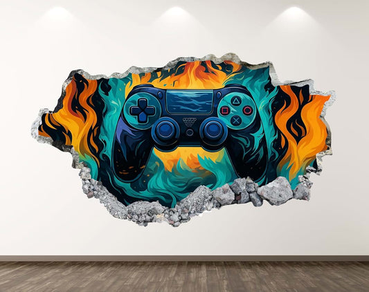 BabyOneStop 3D Gamer Controller Wall Decal For Kids Bedroom