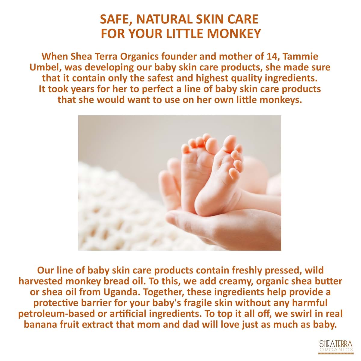 Shea Terra Organics Bananas and Monkey Bread Baby Shampoo & Bath Bar 4 oz (photo 4)