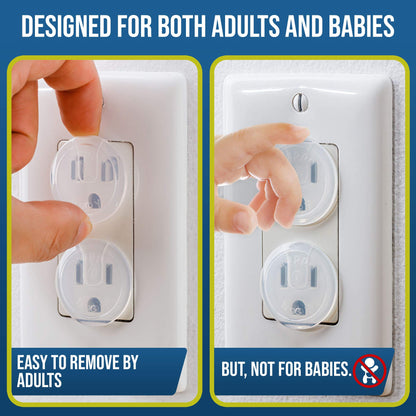 Wappa Baby Clear Outlet Covers 50 Pack