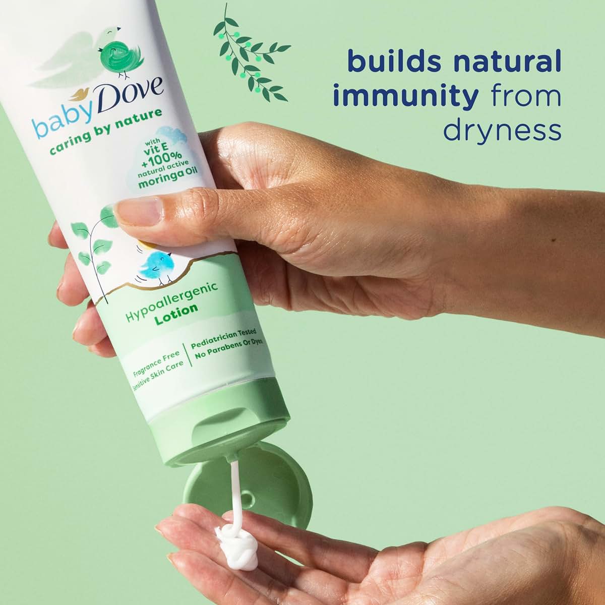 Baby Dove Moisturizing Lotion, 2-Pack, 13.5 fl oz