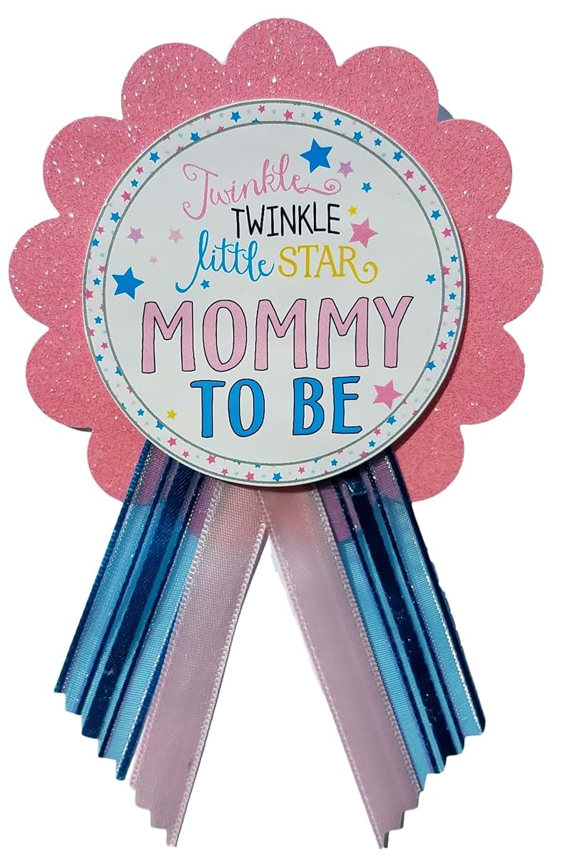 Amy's Bubbling Boutique Twinkle Little Star Mommy and Daddy to Be Pins (photo 2)