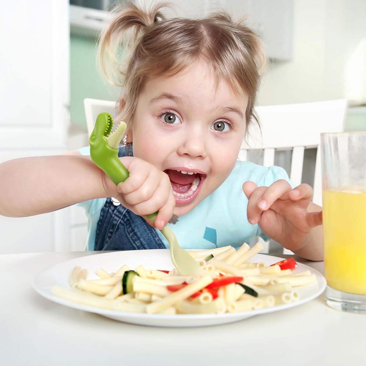 Fred & Friends Genuine Fred MUNCHTIME SPORK T Rex Dinosaur, Picky Eater Solutions, Animated, Interactive Design, Fun