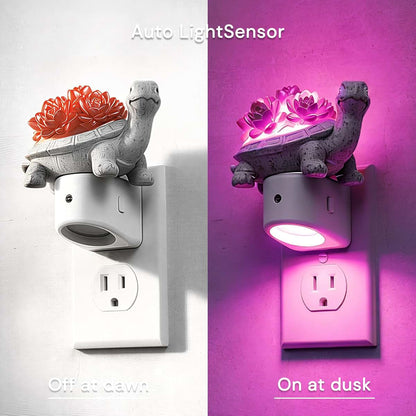 L LOHAS LED 3D Turtle Night Light for Kids with Dusk to Dawn Sensor