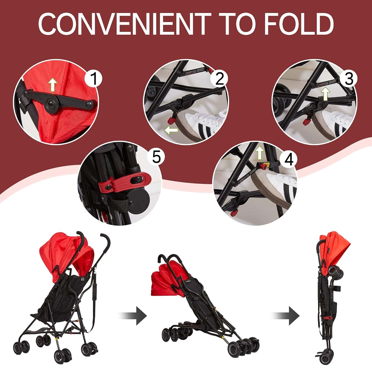 Cool Kids Superb Lightweight Stroller for Travel Buggies