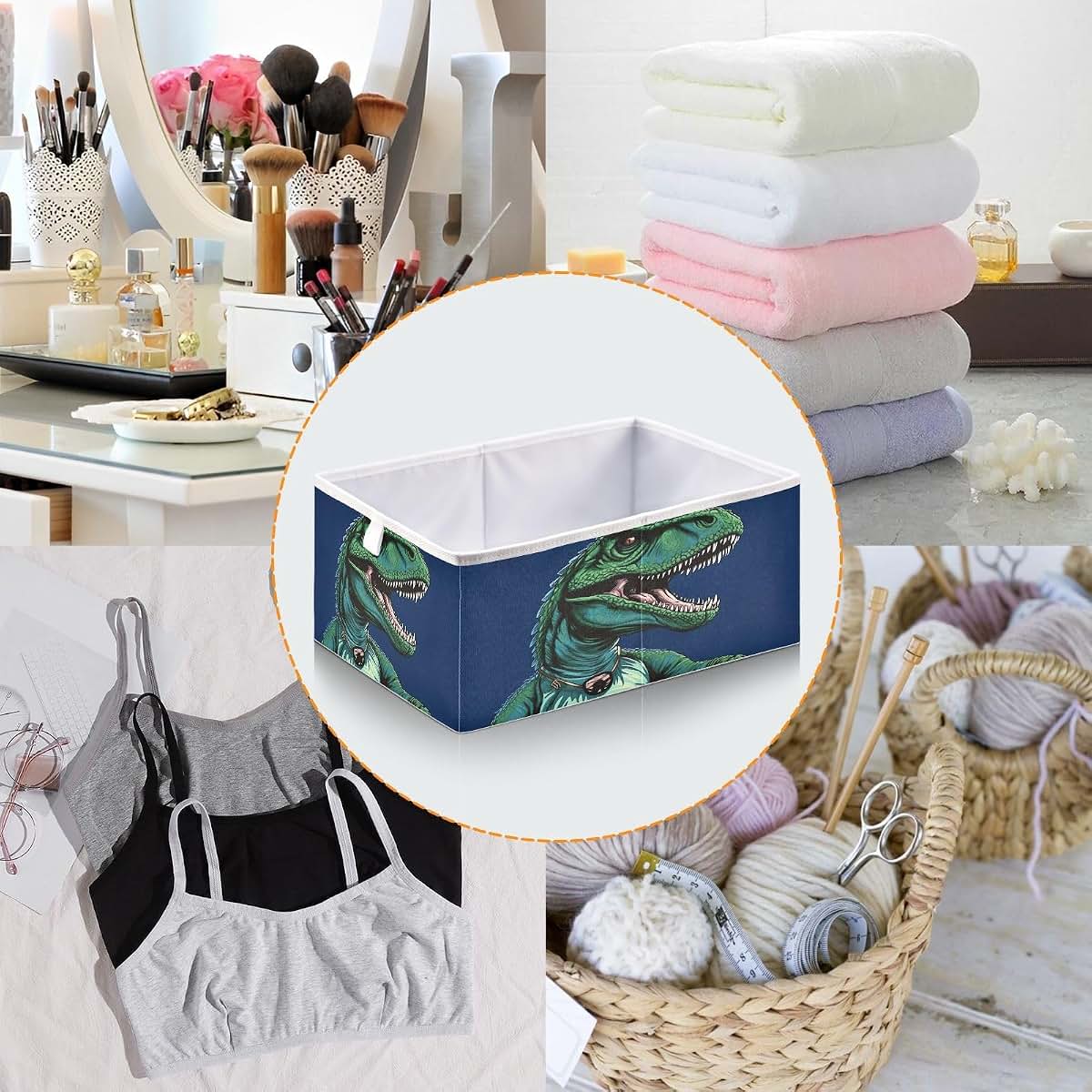 Yettasbin Dinosaur Rectangular Storage Bin