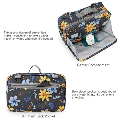 Momigo Baby Diaper Bag Stroller Organizer With Snack Cooler