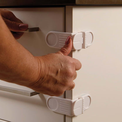 Dream Baby Angle Locks for Corner Drawers and Cabinets - 4 Count