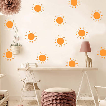 Sun Wall Decals – Decorative Stickers for Nursery and Kids' Rooms