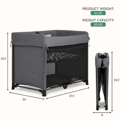 Evolur Zane Portable Playard With Instant Fold And Bassinet (photo 3)