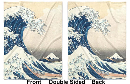 Baby Milano Great Wave Off Kanagawa Baby Blanket (Double Sided) (photo 2)