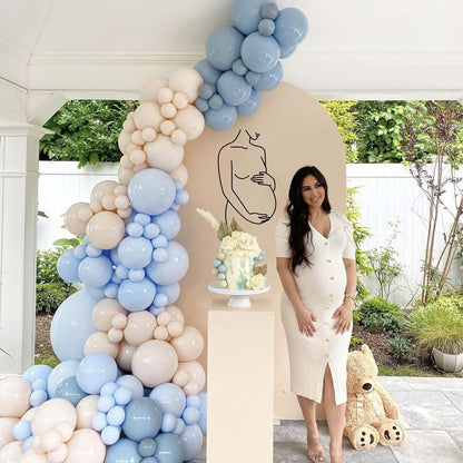 Beautiful Beginning Pregnant Woman Silhouette Wall Decal (photo 3)