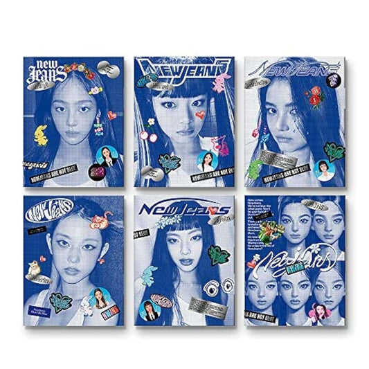 DREAMUS Jeans Jeans 1st EP Album Bluebook Version CD+Mini Poster On Pack+Log Book+Pin-up Book+Phoning Manual Book+ID