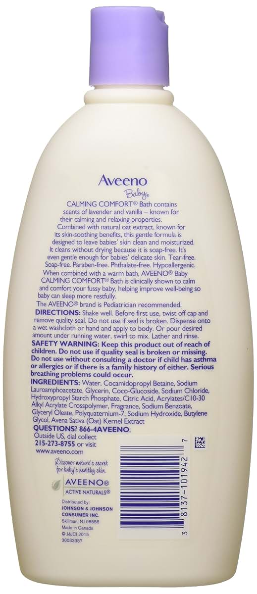 Aveeno Baby Calming Comfort Bath Cleanser for Infants