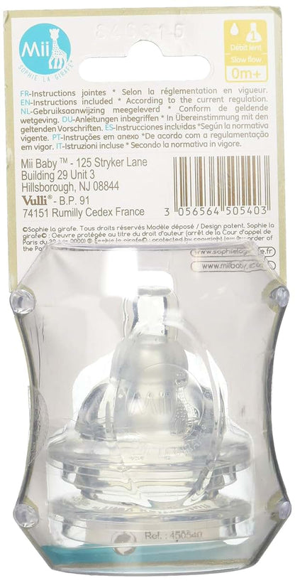 Vulli Sophie la Girafe Slow Flow Nipples Set