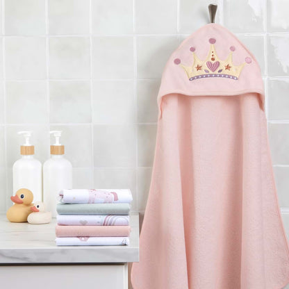 Evolur Enchanted Dreams 6 Pc Baby Gift Set With Hooded Towel (photo 2)