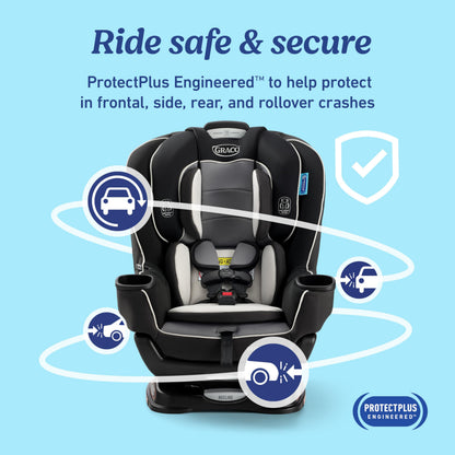 Graco Extend2Fit Car Seat - Adjustable Extension Panel, Gotham
