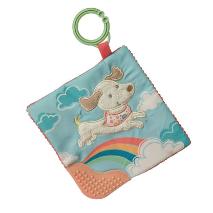 Mary Meyer Crinkle Teether Toy with Dachshund Applique