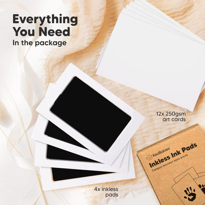 Inkless Baby Handprint Kit - Mess Free - Jet Black