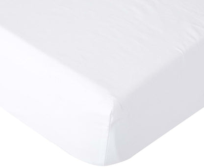 Bacati - Metro Blue/White/Chocolate 2 Pack Crib Fitted Sheets (photo 2)